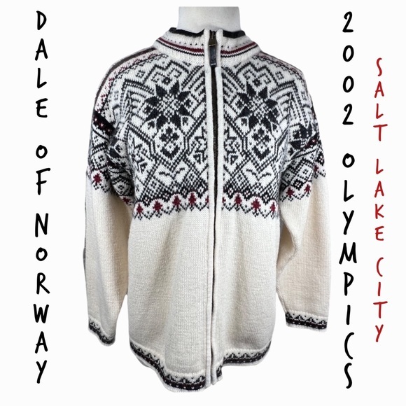 Dale of Norway Sweaters - Dale of Norway 2002 Salt Lake City Olympics pure wool sweater RARE VINTAGE